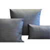 Almofada de Linho Azul com Zíper – Decoração Rústica e Sofisticada