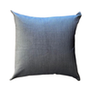Almofada de Linho Azul com Zíper – Decoração Rústica e Sofisticada