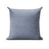 Almofada de Linho Azul com Zíper – Decoração Rústica e Sofisticada